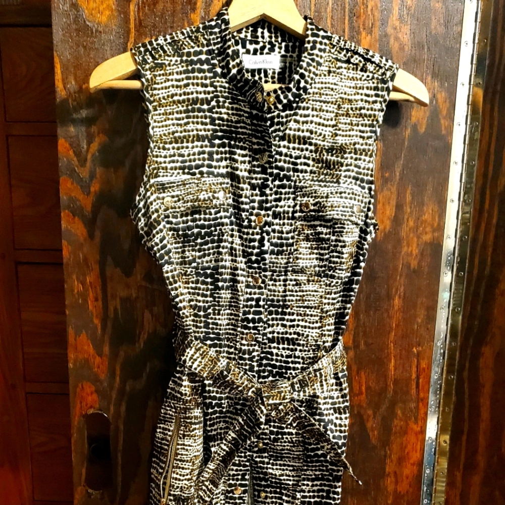 Calvin Klein Animal Print Dress